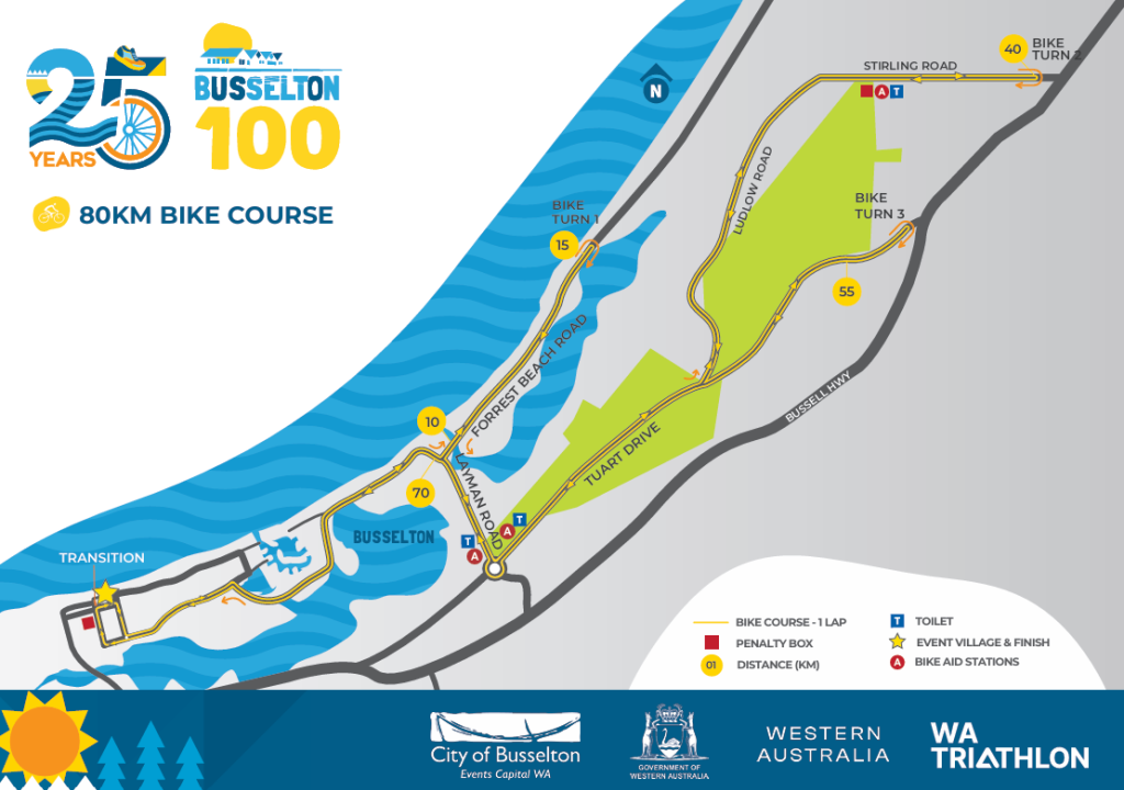 busso 100 course bike map